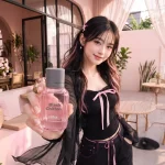 Stera black chiffon